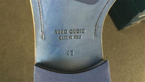 vero cuoio shoes meaning.